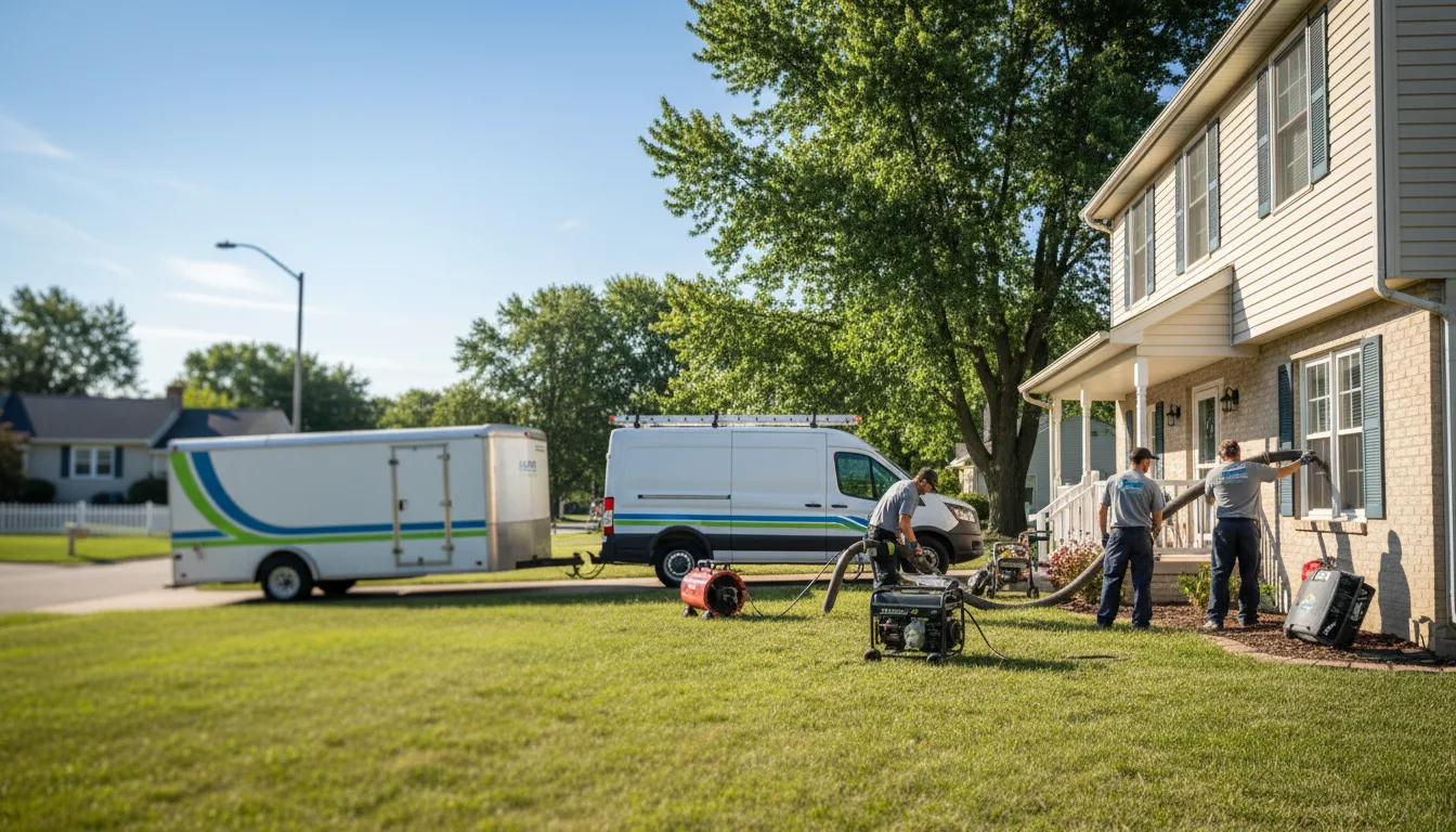 Flooded Basement Restoration And Cleanup With Repair in Nora, IL near me